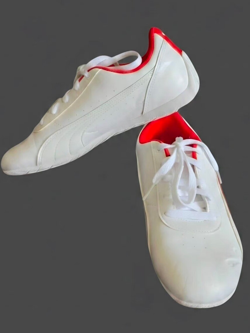 Puma Scuderia Ferrari Neo Cat Motorsport Shoes - White/Red - Picture 7 of 8